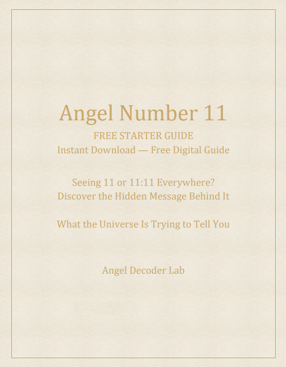 Free Angel Number 11 Guide